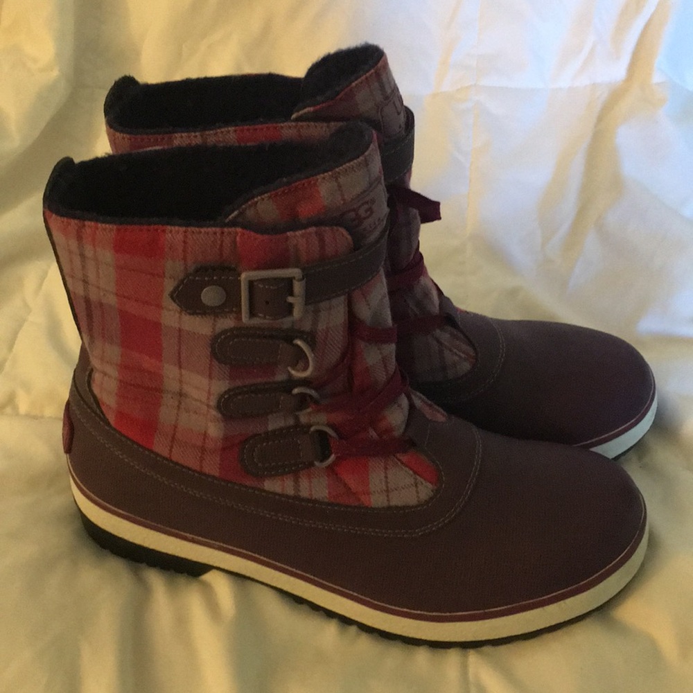UGG Australia Purple / Pink Waterproof Boots